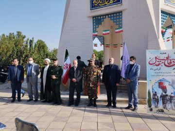 یادمان شهدای گمنام دانشگاه علوم پزشکی و بازدید از خوابگاه جدید الاحداث دانشگاه