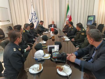 جلسه با فرماندهی و مسئولین محترم نیروی انتظامی شهرستان کاشان